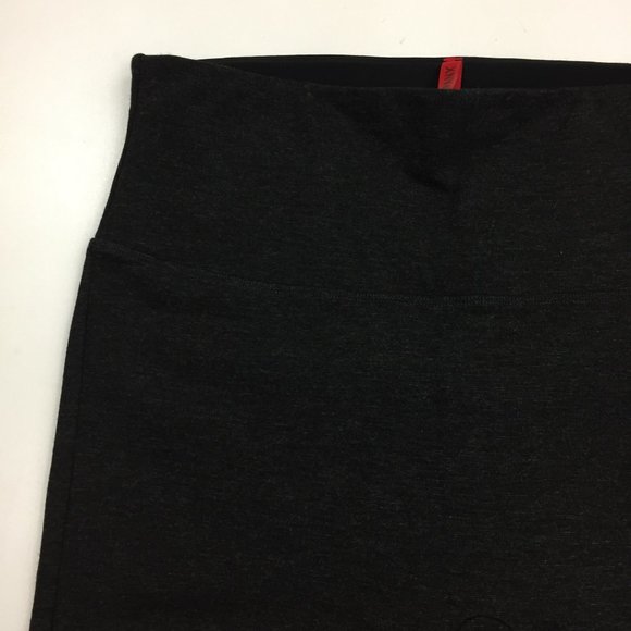 SPANX Sara Blakely Slimming Shaping Dark Gray/Black Pull On Ankle Leggings - Picture 4 of 10